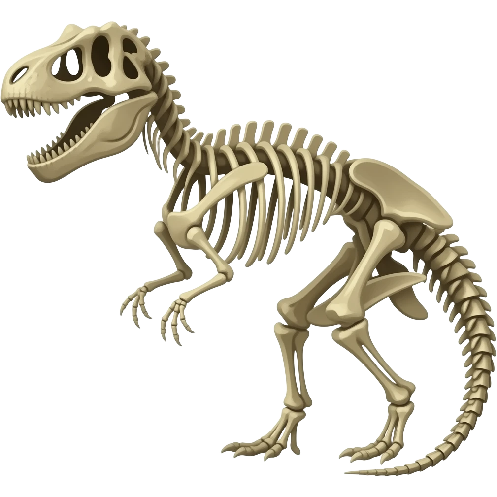 esqueleto de dinosaurio emoji