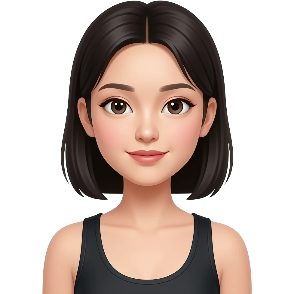 pretty power girl chinese emoji