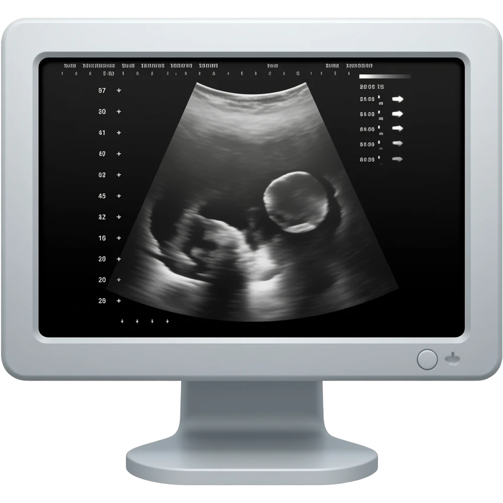 монитор для  ультрозвуковых исследований emoji