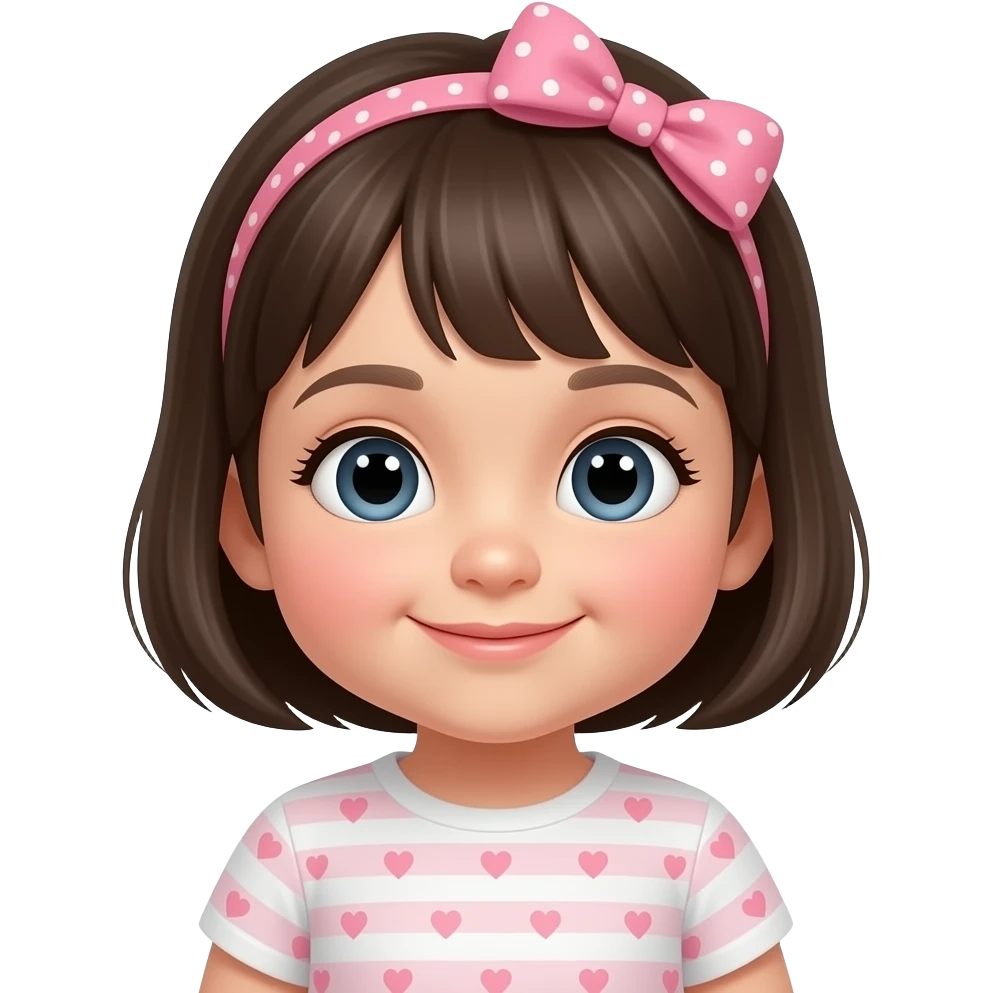 Cute baby Girl emoji