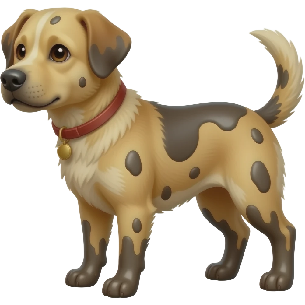 muddy dog emoji emoji