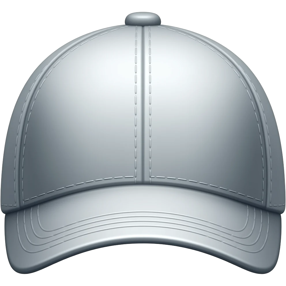 thick black outline, cap emoji, thick black outline, simple cartoon emoji