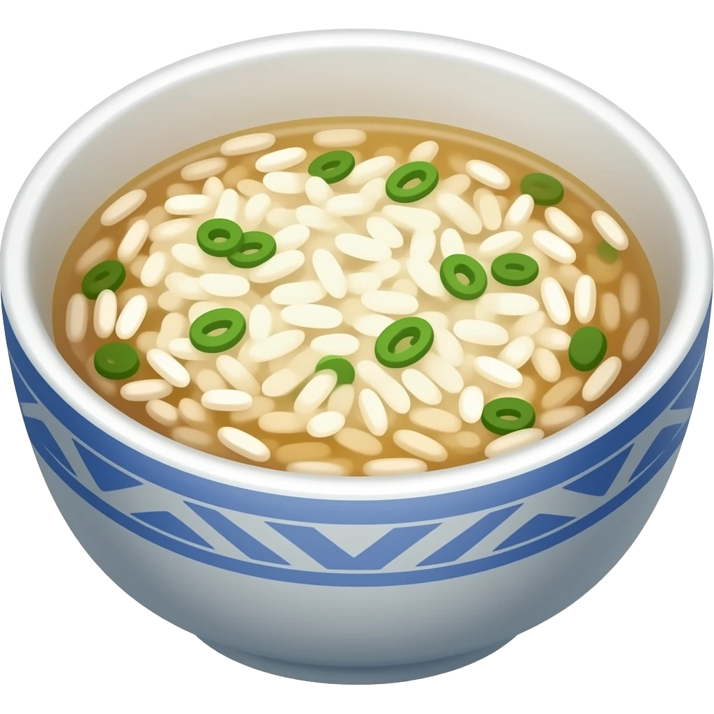 Soup with Rice emoji