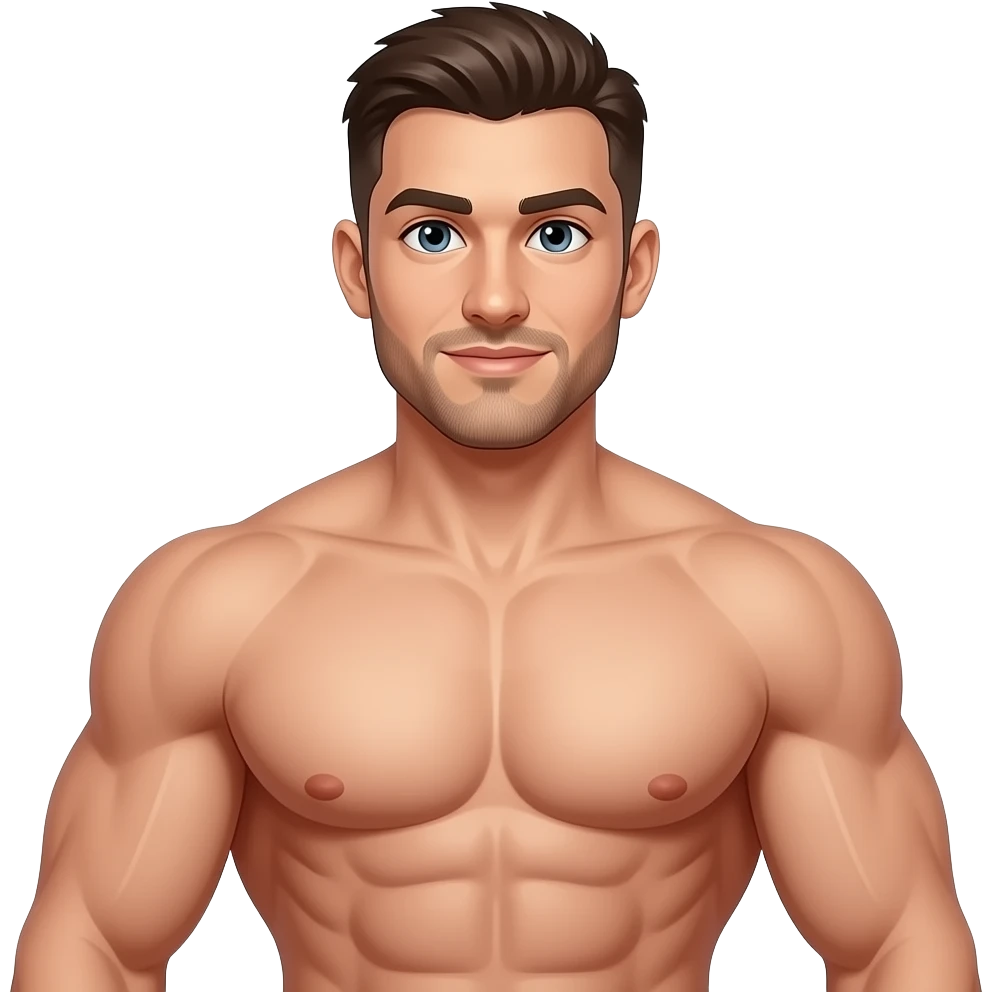 Crea un emoji de mi musculoso emoji