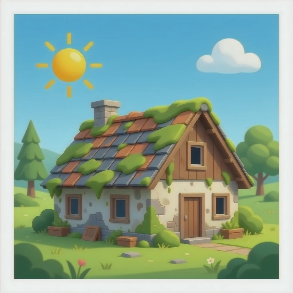 roof that needs cleaned emoji