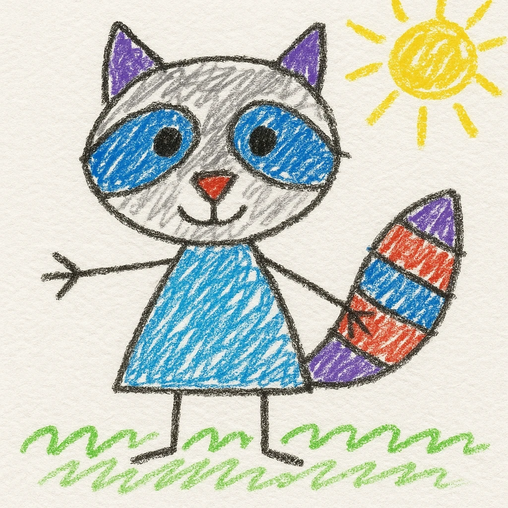 Raccoon emoji