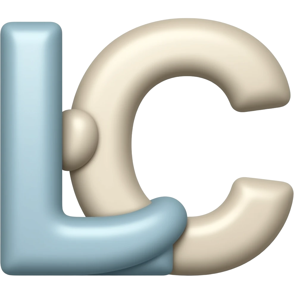 L loves C in fonts emoji