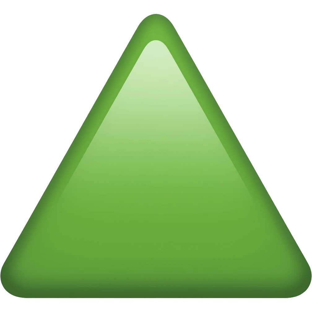 Green Triangle emoji