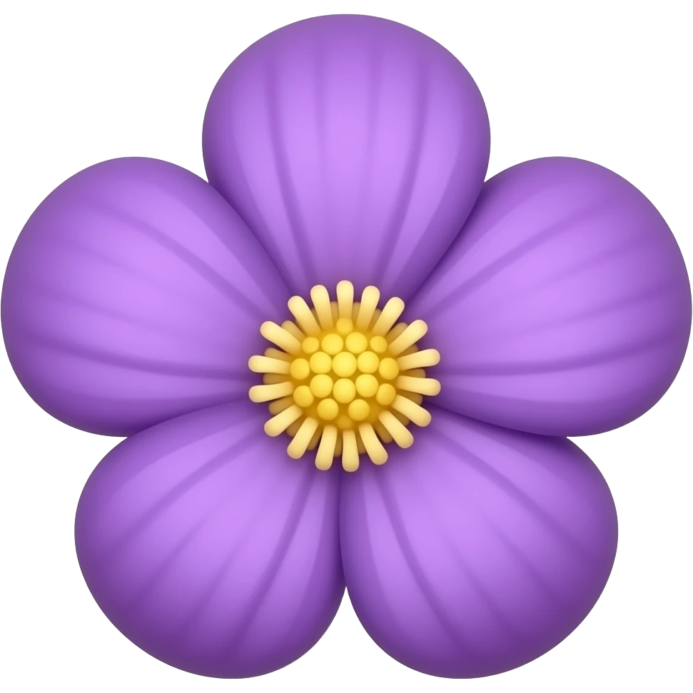 Violet Flower emoji