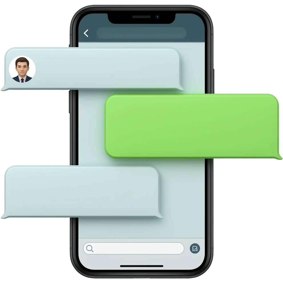 pantalla de celular,chat de mensajes whatsapp emoji