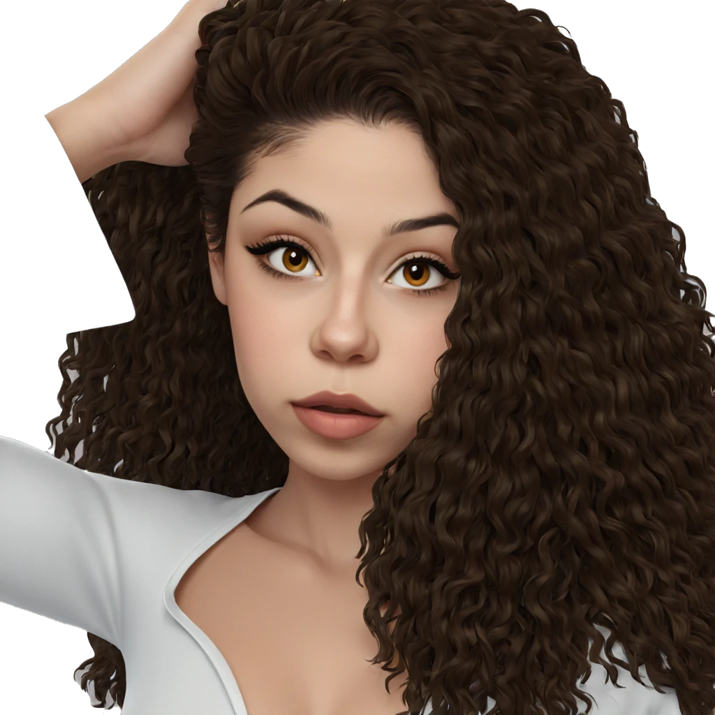 realistic portrait of girl emoji