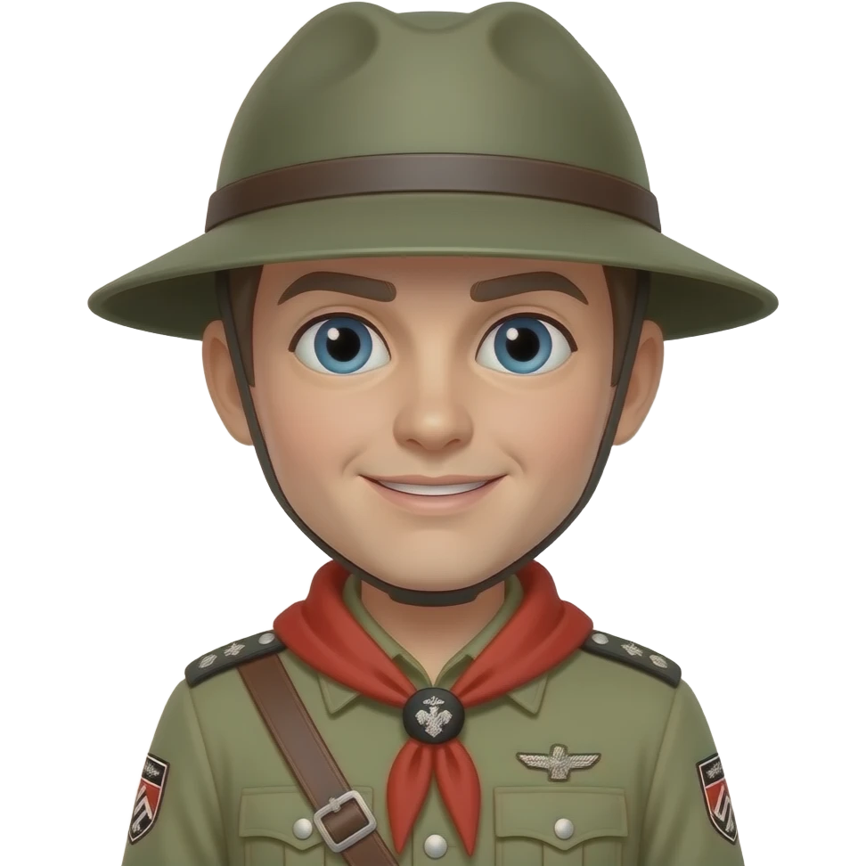 deutscher pfadfinder mit bass emoji