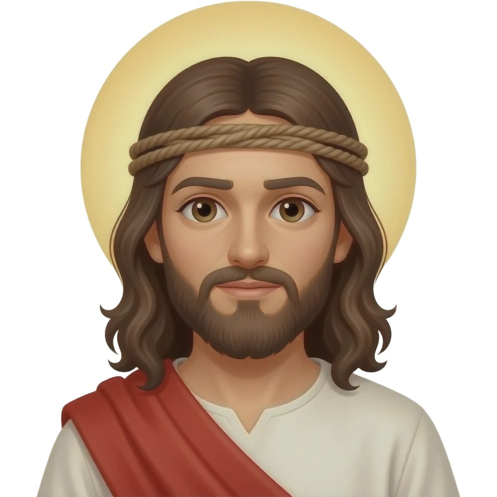 Jesus getting flogged and mocked emoji