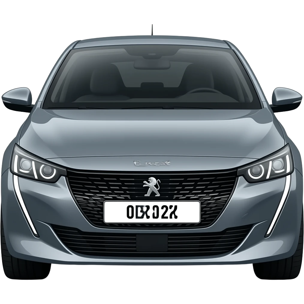Peugeot 208. 2025 GT. Grise. emoji