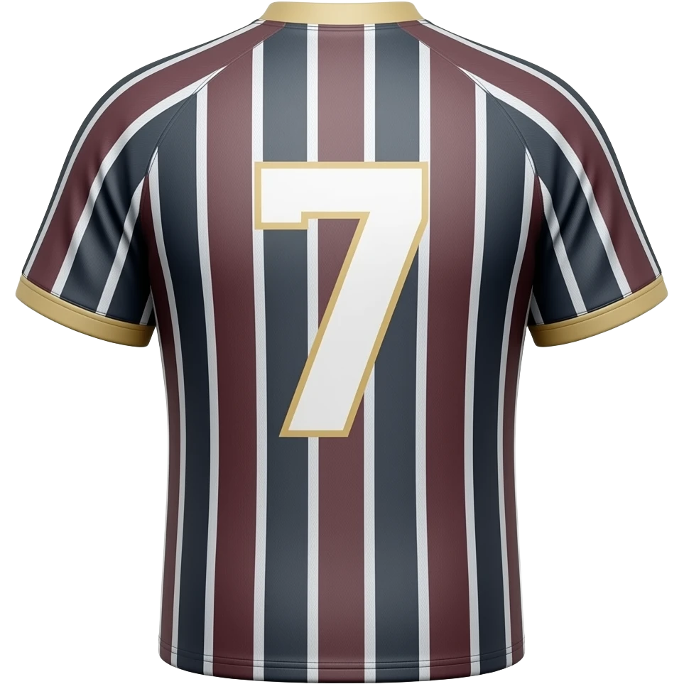 Make a jersey backside with number 7 emoji