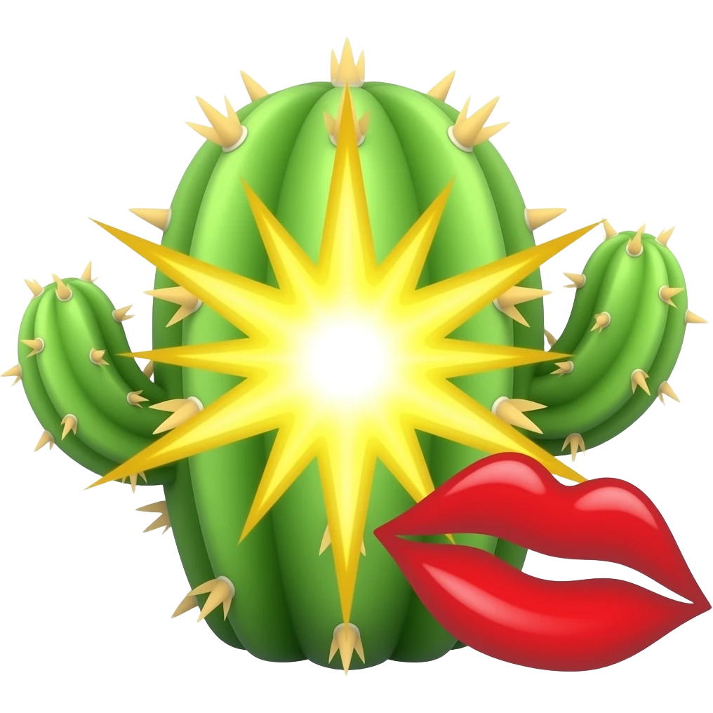🌵💥💋 emoji