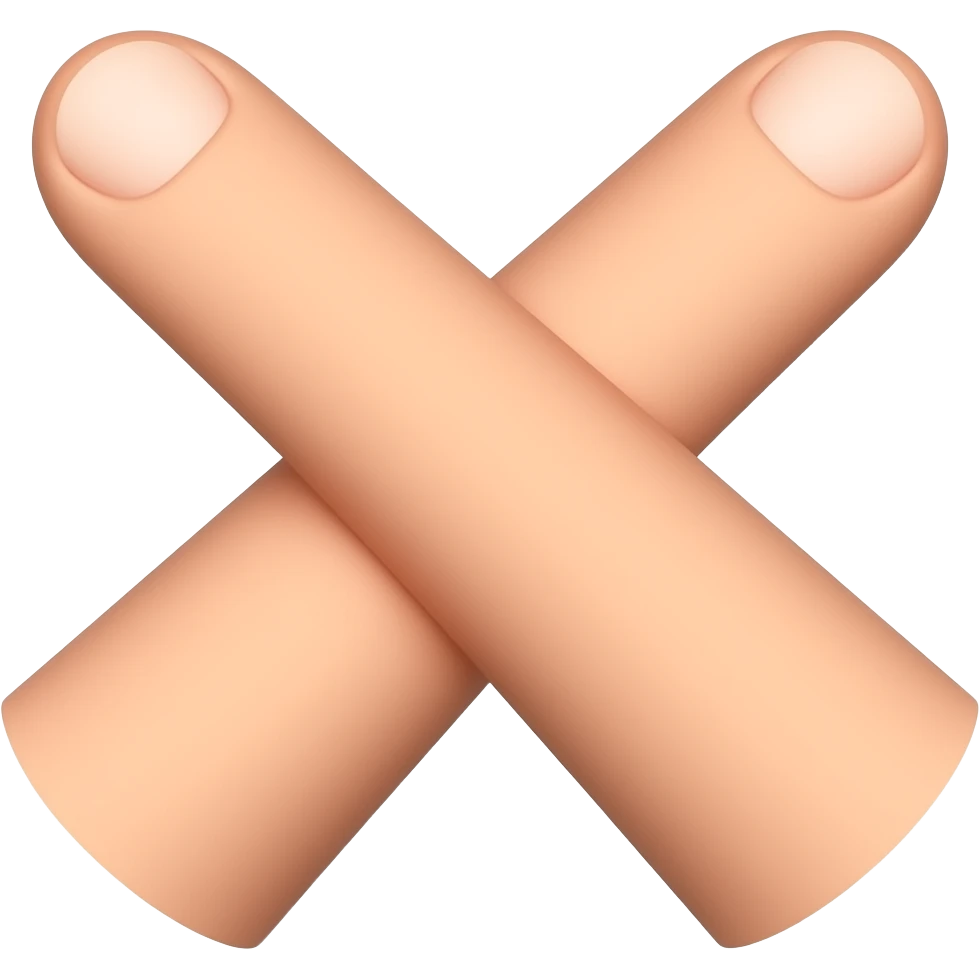 two little fingers are intertwined emoji