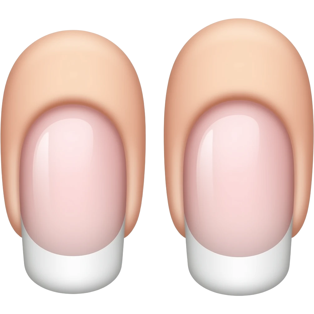transparent nails emoji