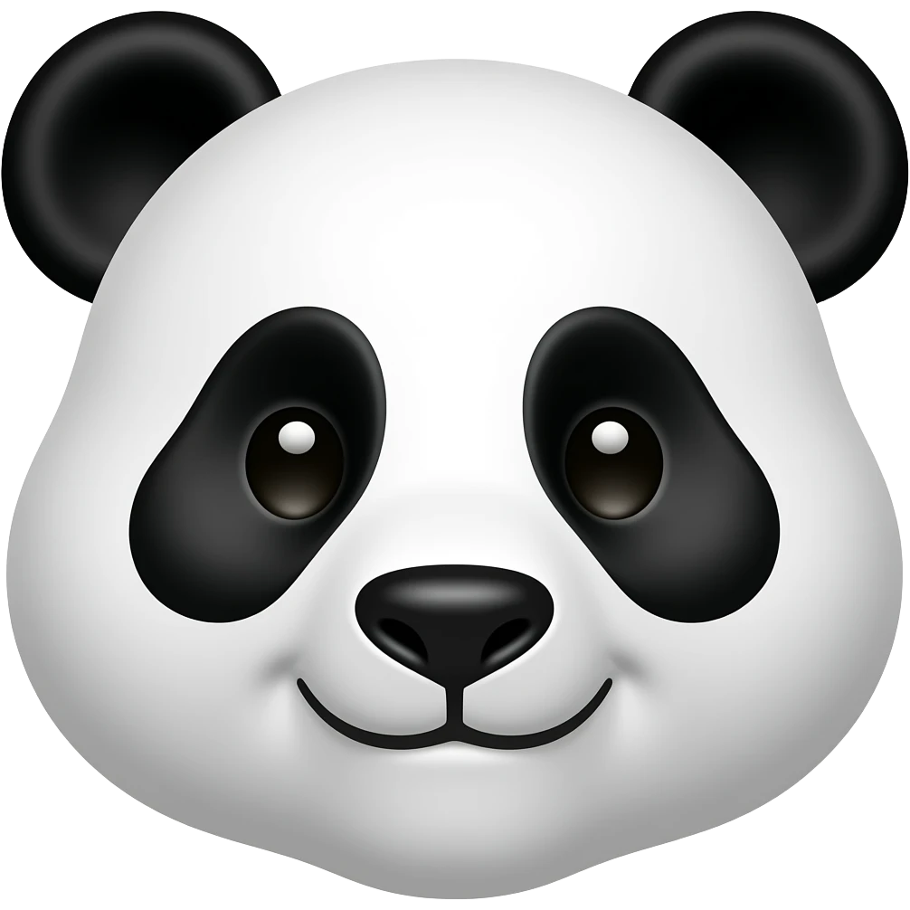 face of panda emoji