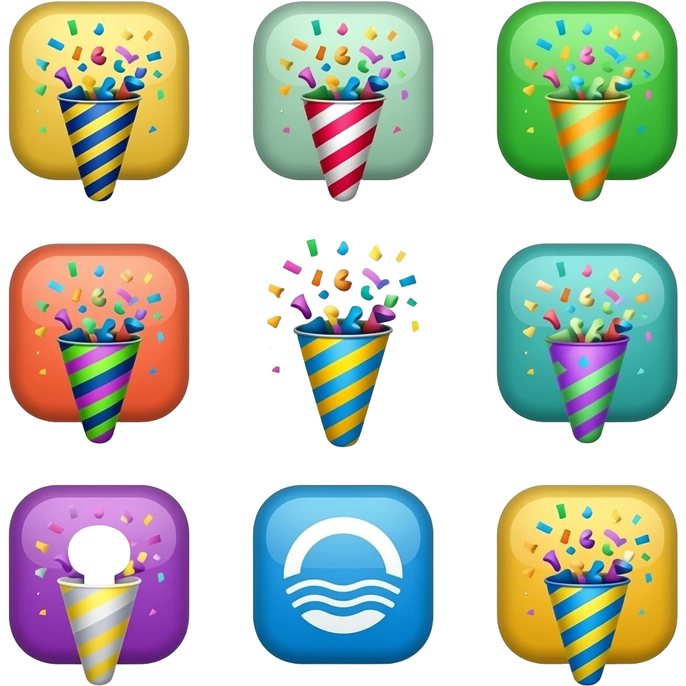 95 applications celebration emoji