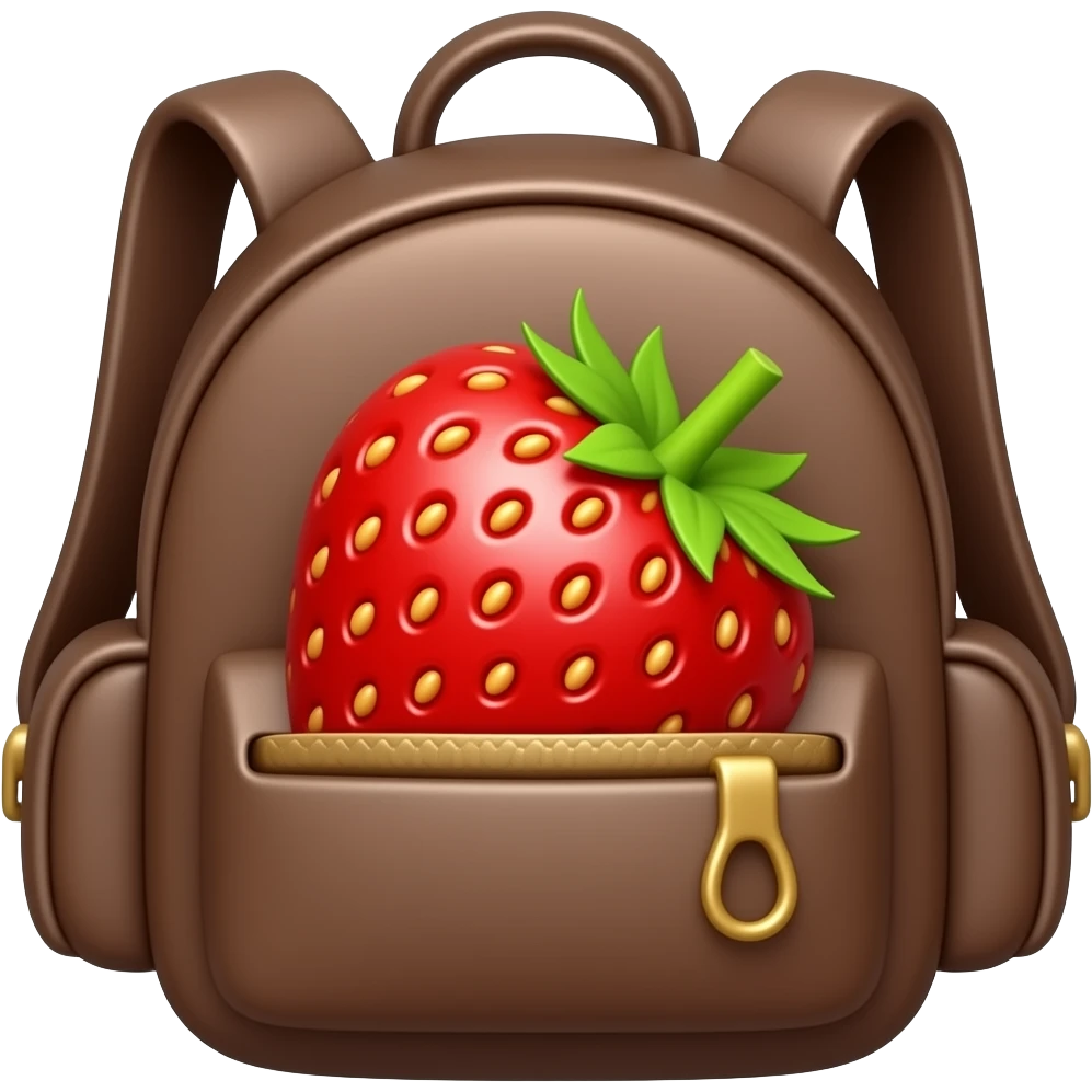 Клубника в школаде emoji