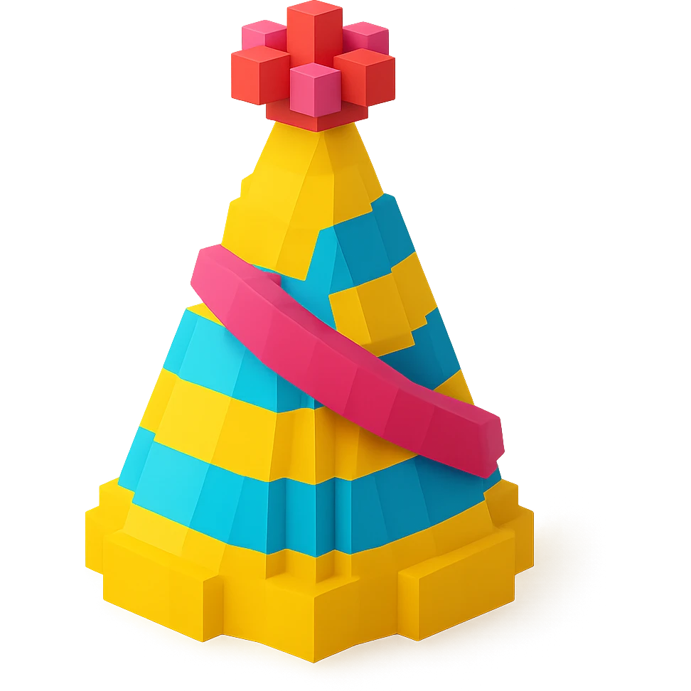 bd party hat emoji