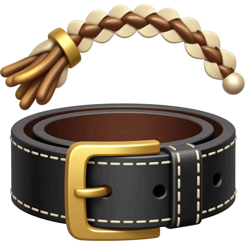 Gode ceinture et fouet emoji