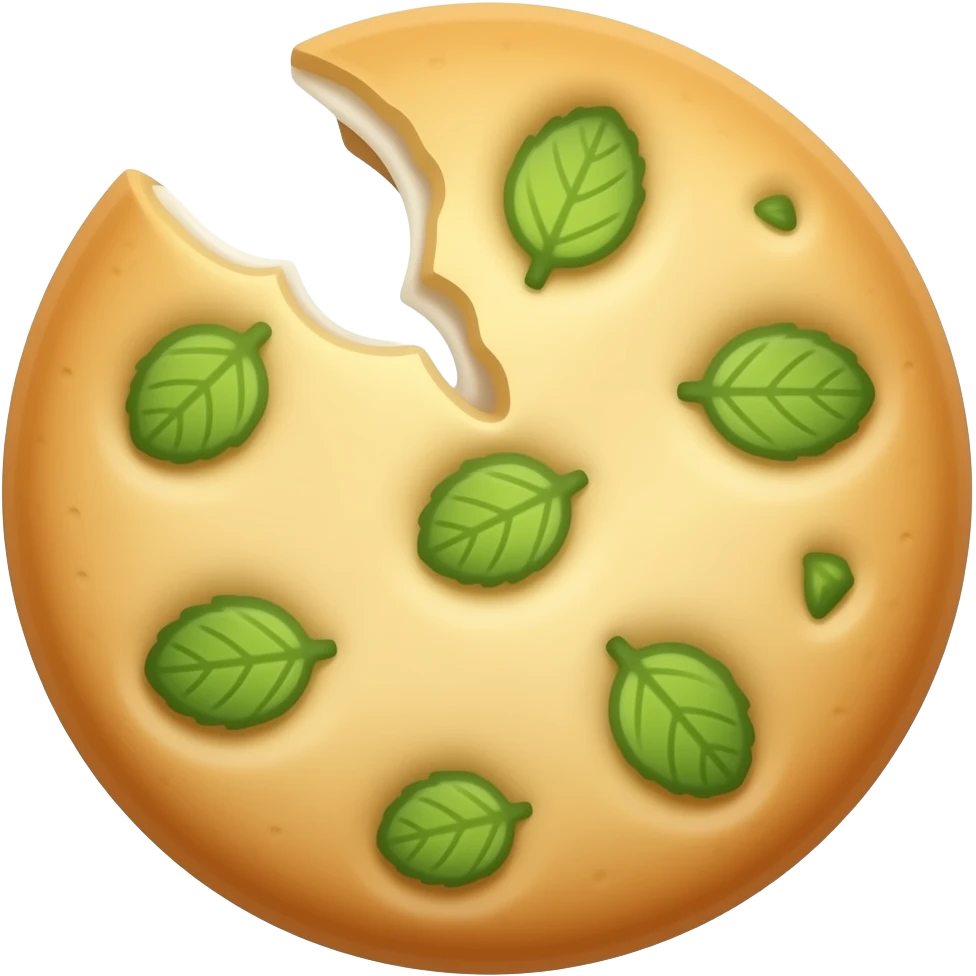 Mint cookies emoji