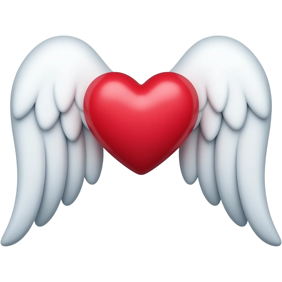 Alas con corazón emoji