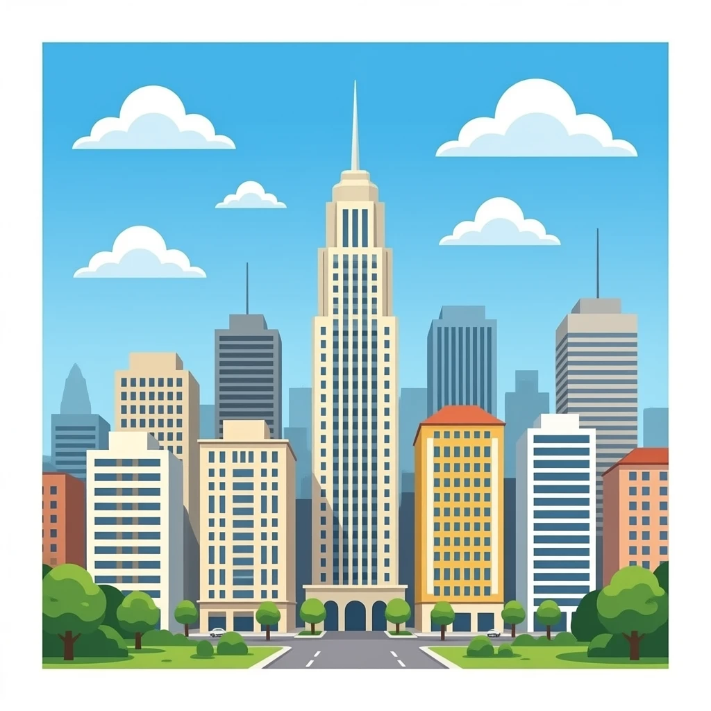 brazilian city high building emoji