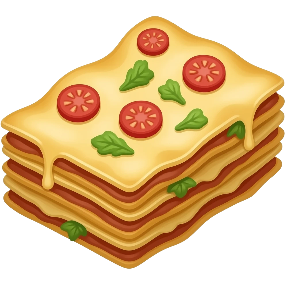 happy lasagna emoji