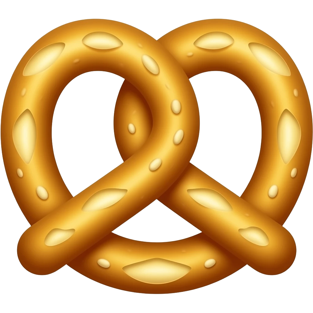 Pretzel emoji