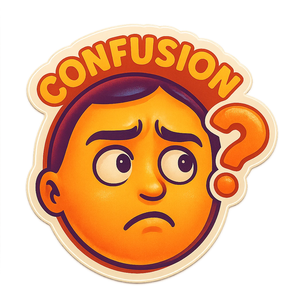 confusion 
 emoji