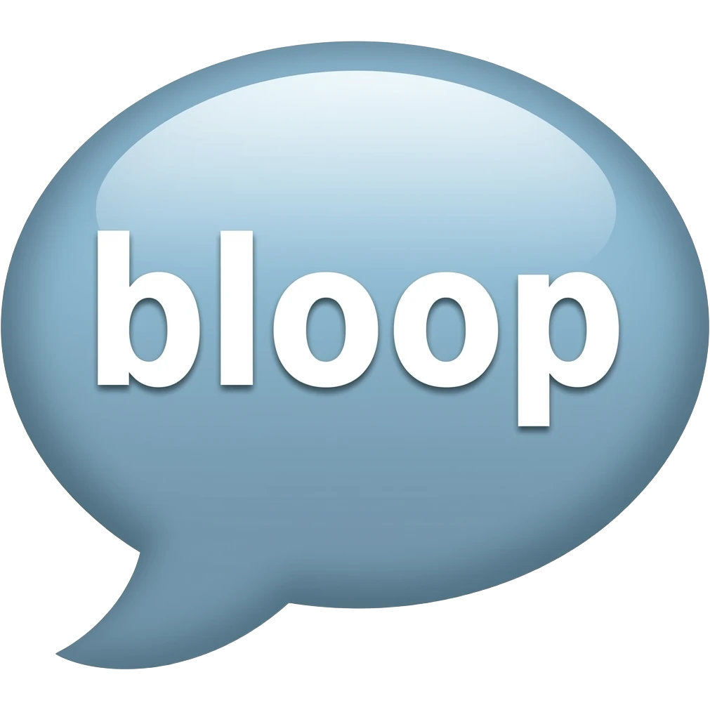 Make a bloop emoji