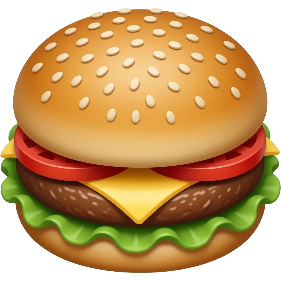 cooked patty with lines emoji