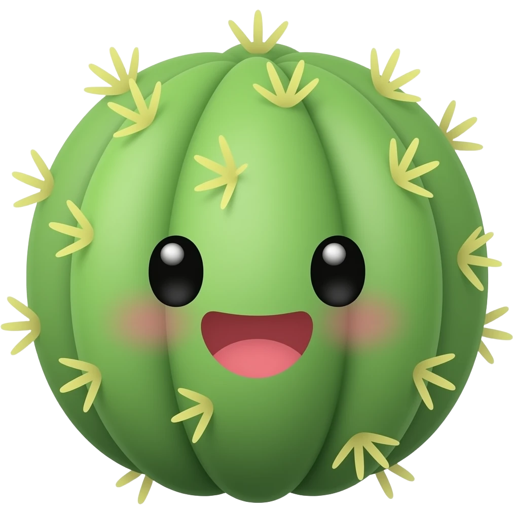 Cacto fofos emoji