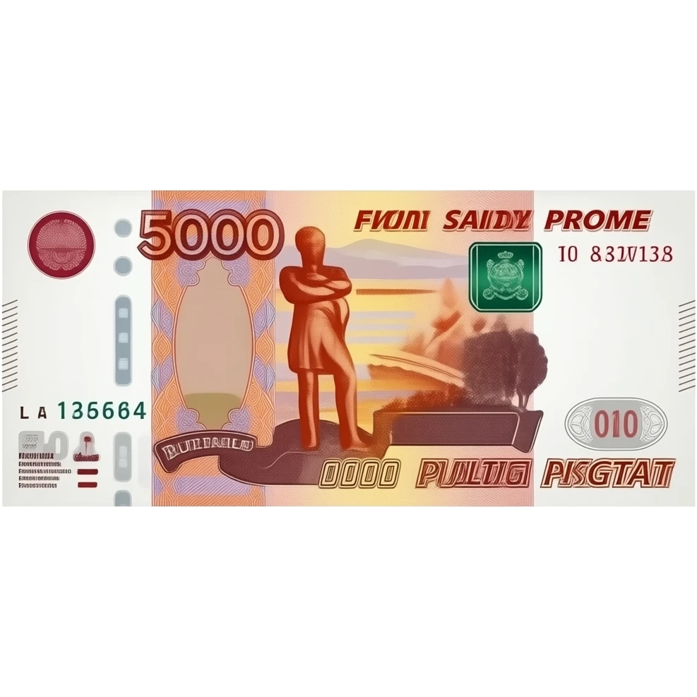 5000 рублей купюры emoji