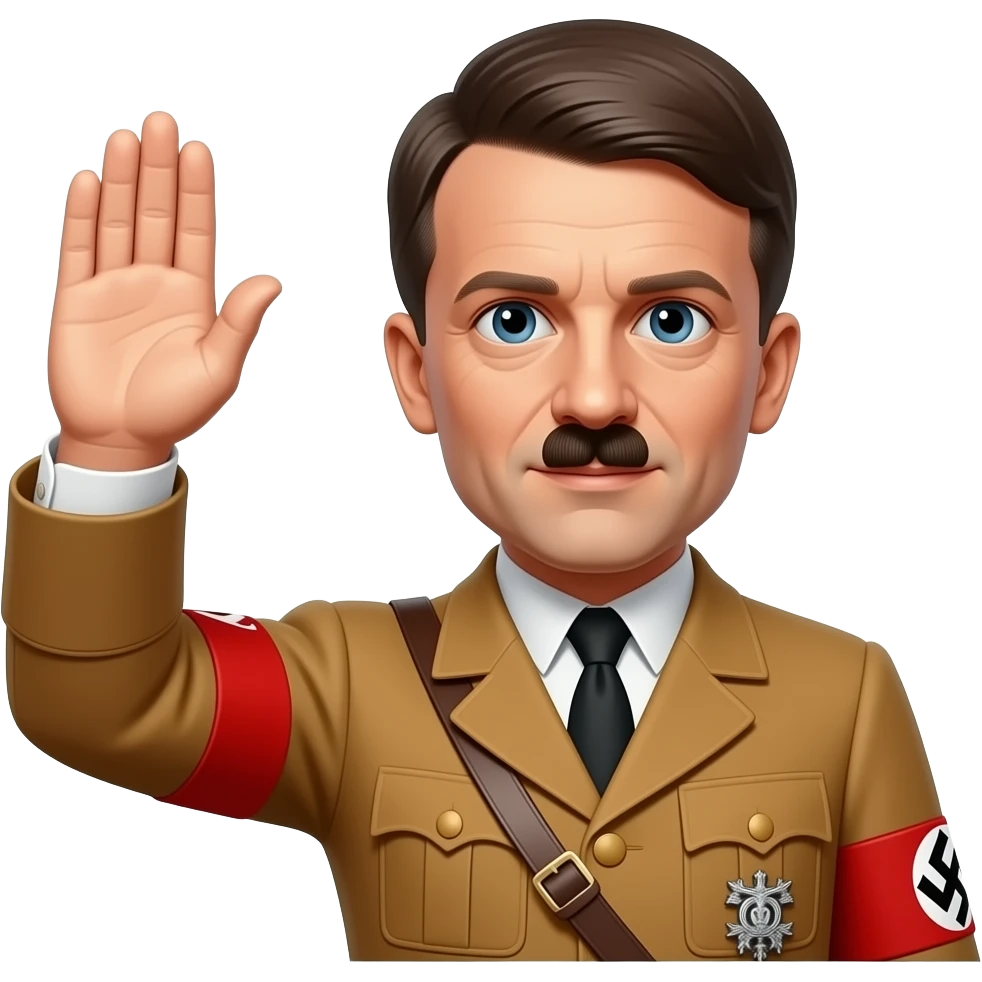 Hitler qui fait des doigts d honneur a macron emoji