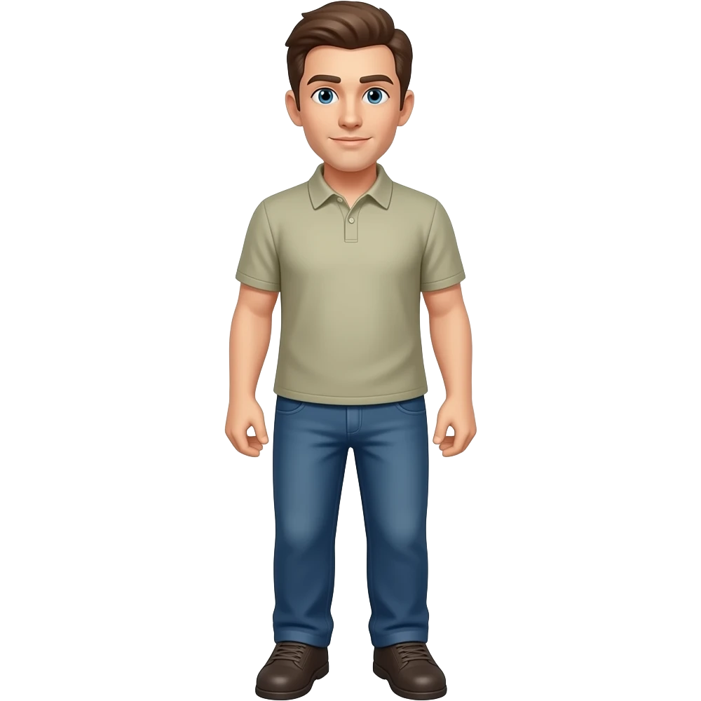 Tv man with no face and full body emoji