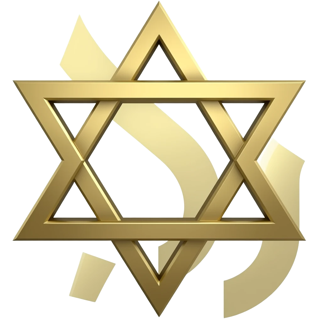 Звезда Давида и символ  ס emoji