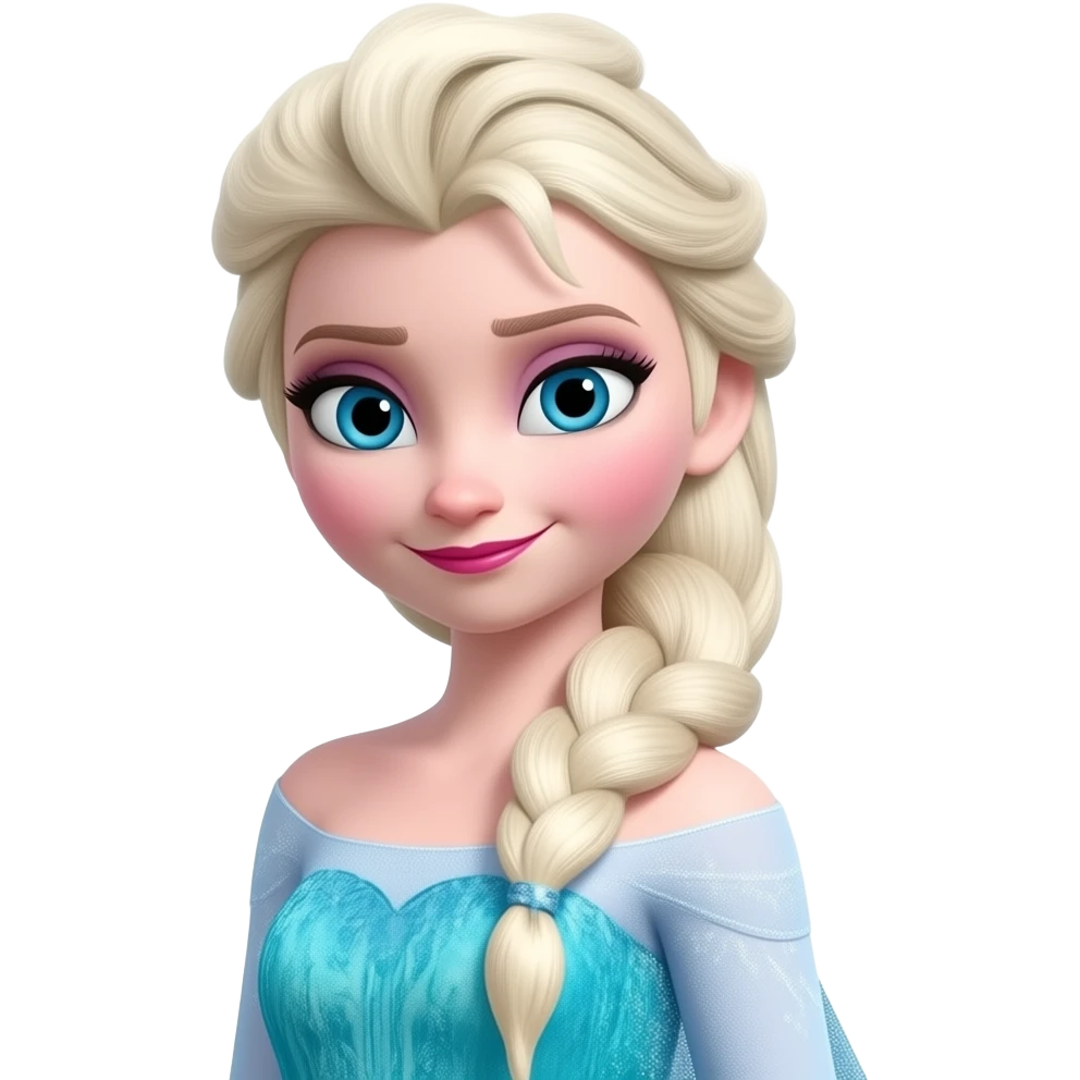 Elsa Frozen emoji