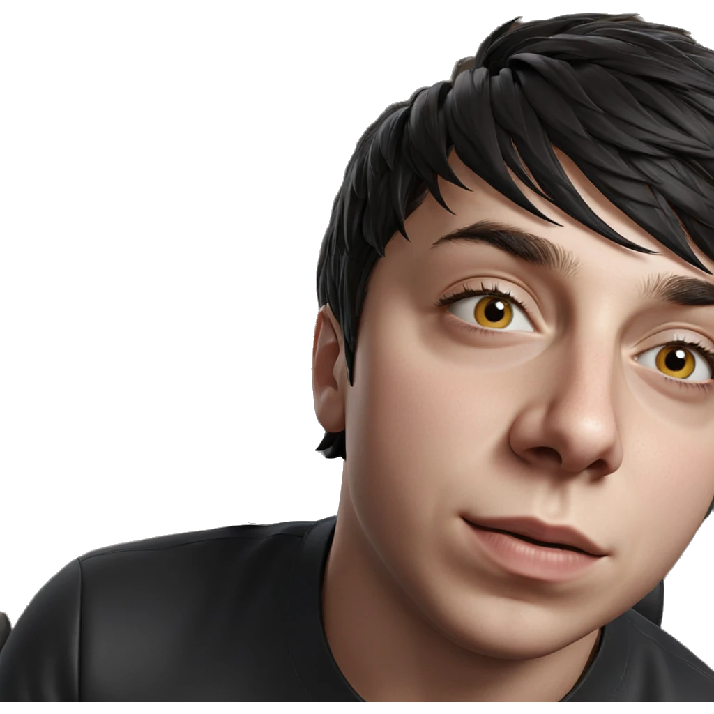 portrait of a stylish boy emoji