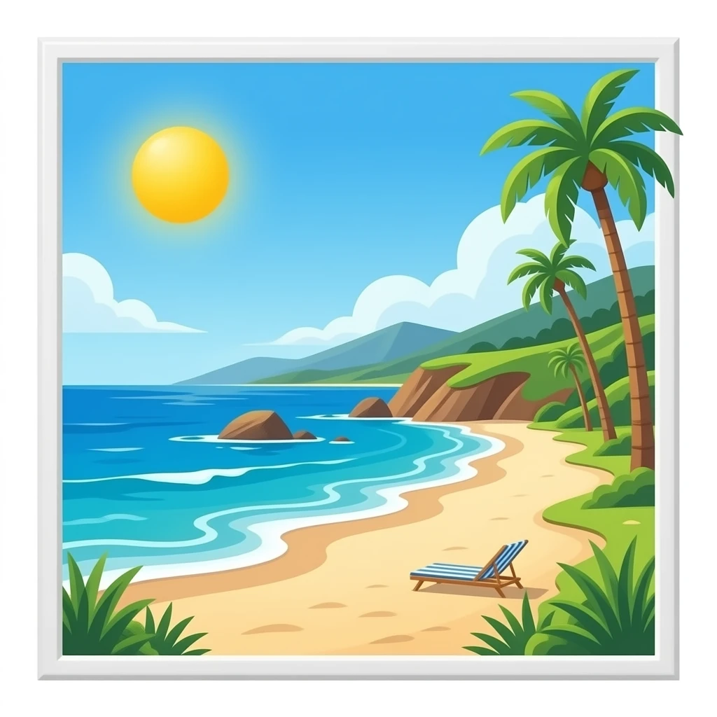 California beach emoji