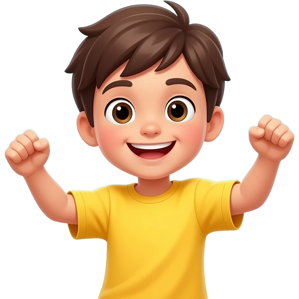 yellow shirt dancing kid from charlie brown emoji