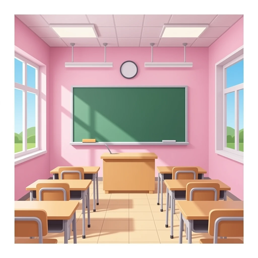 light pale pink education emoji