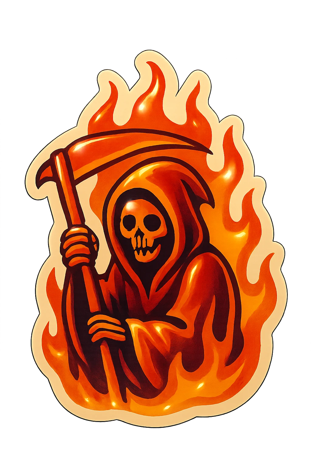 fire grim reaper emoji