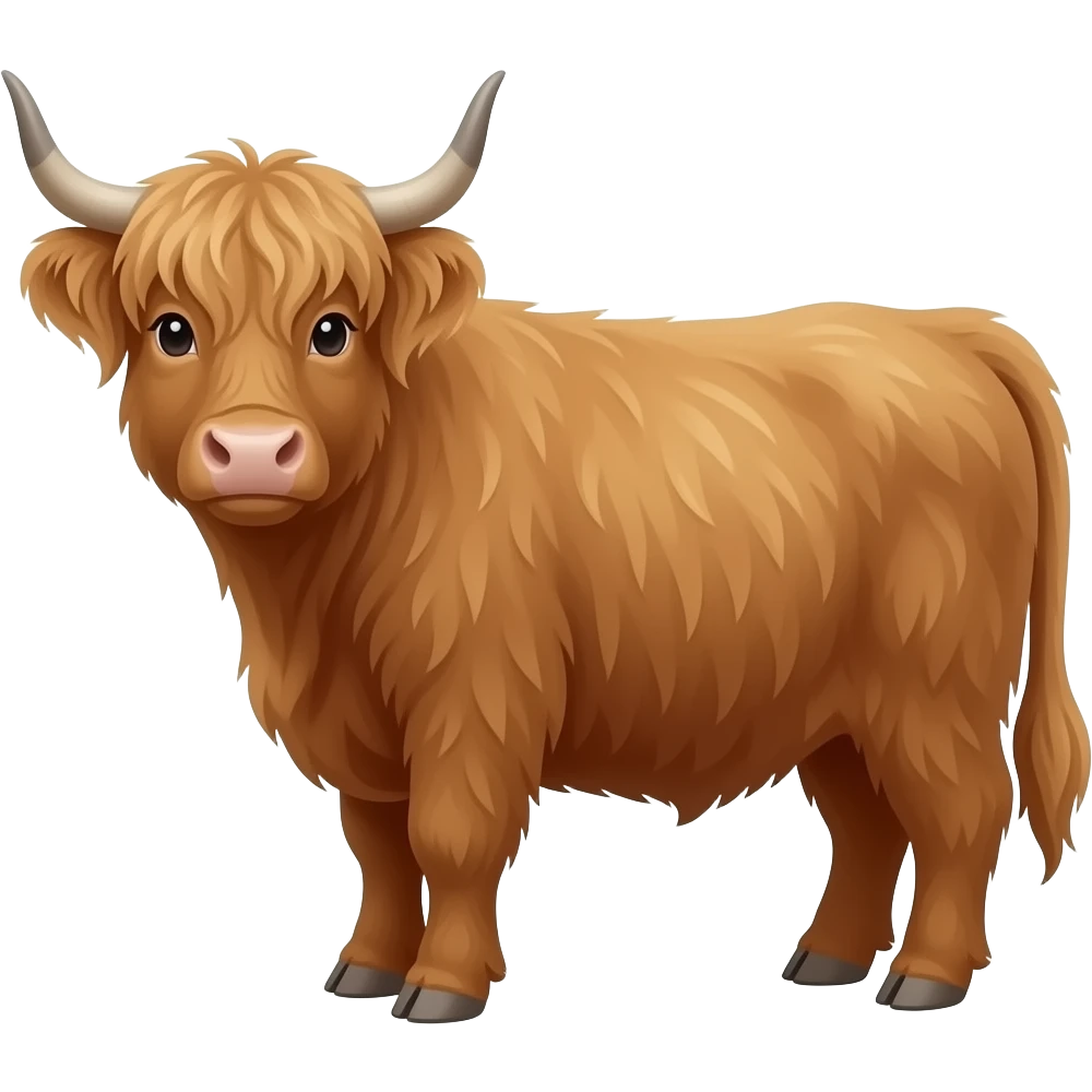 Highland cow emoji emoji