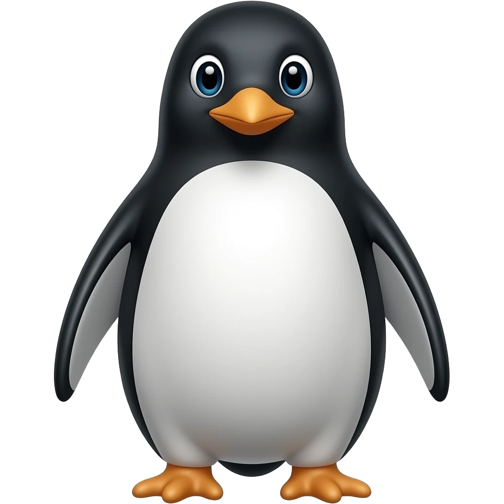 Black penguin emoji