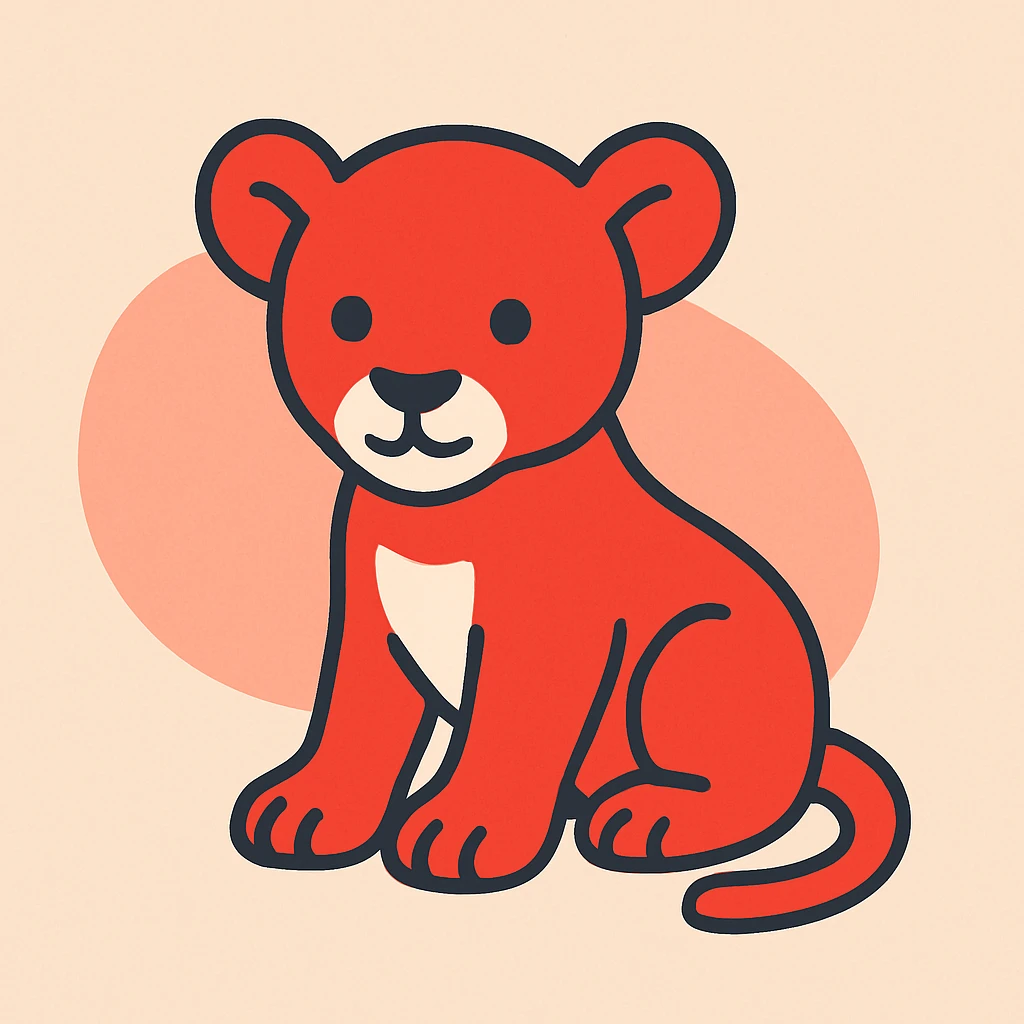 Lion cub emoji