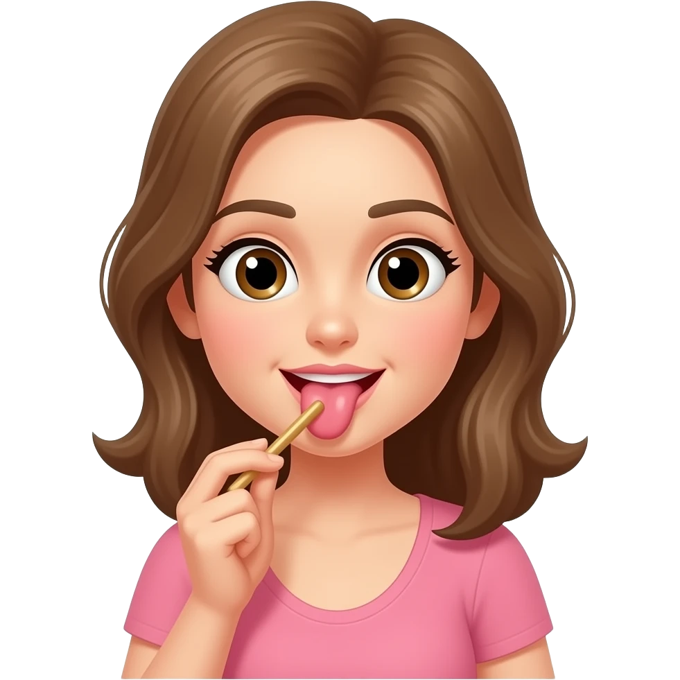 Me eating a female pussy emoji